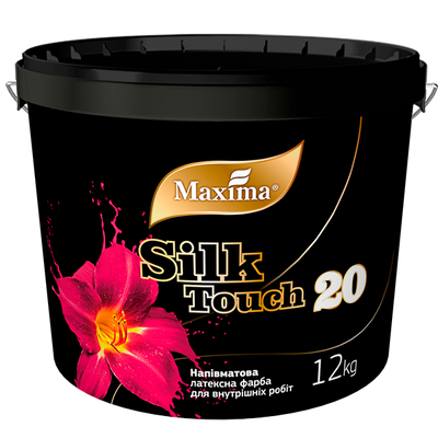 Полуматовая латексная краска для внутренних работ «Silk Touch 20» полуматовый белый (база А) 3.5 кг 4823083307820 фото
