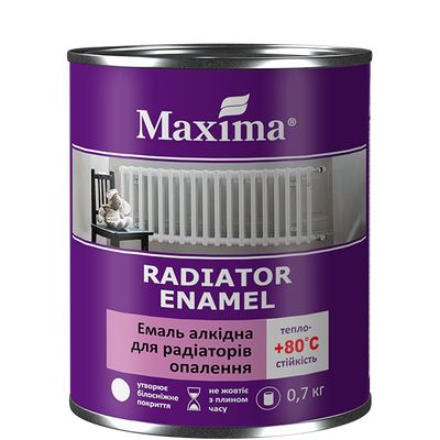 Эмаль для радиаторов отопления белый 0.7 кг 4823083307516 фото