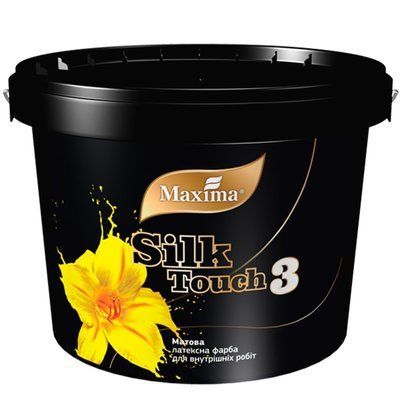 Краска латексная Silk Touch 3 Maxima для внутренних работ матовая 12 кг 46289161 фото