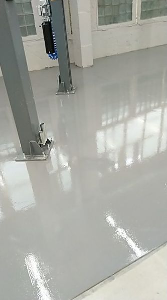 Епоксидна фарба для бетонної підлоги Epoxy Floor сіра, комплект 11,5 кг. Київський лакофарбовий завод 8126805 фото