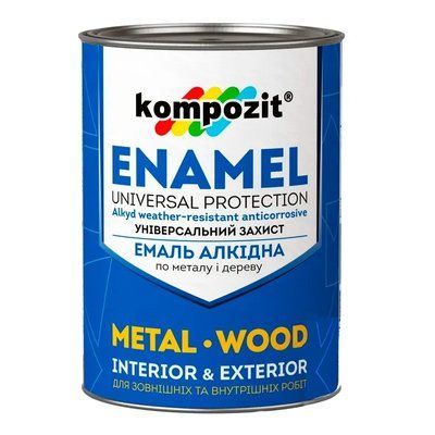 Эмаль Kompozit алкидная 24кг Салатовая 46043581 фото