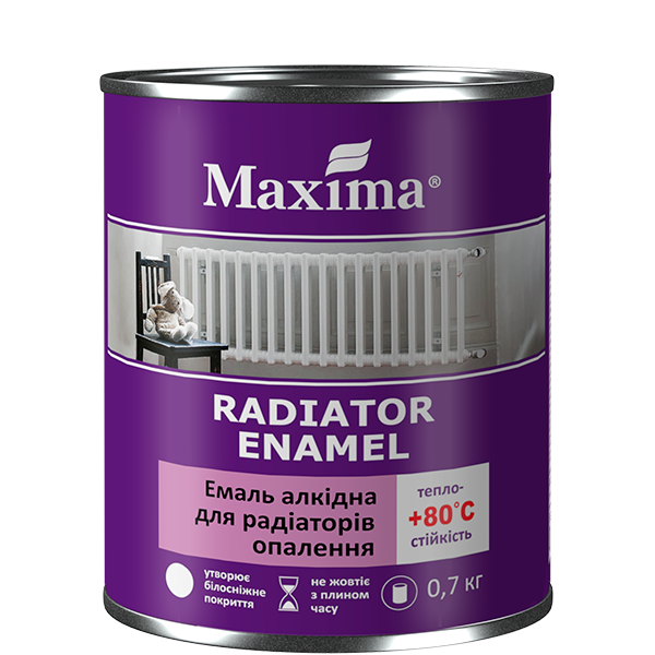 Эмаль для радиаторов отопления белый 0.7 кг 4823083307516 фото