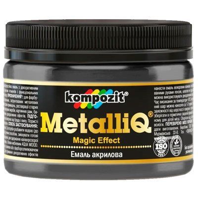 Емаль акрилова Kompozit MetalliQ 12кг Ізумруд 46043044 фото
